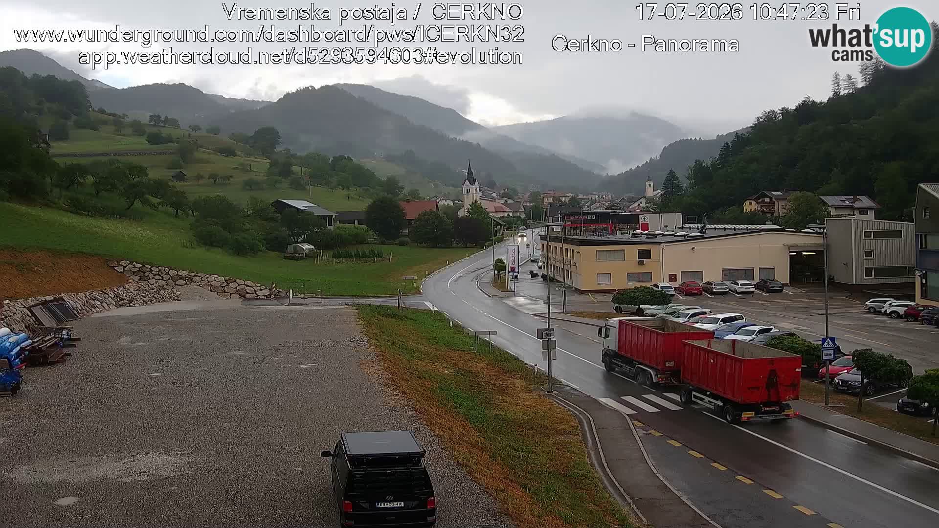 Webcam Ingresso Città di Cerkno
