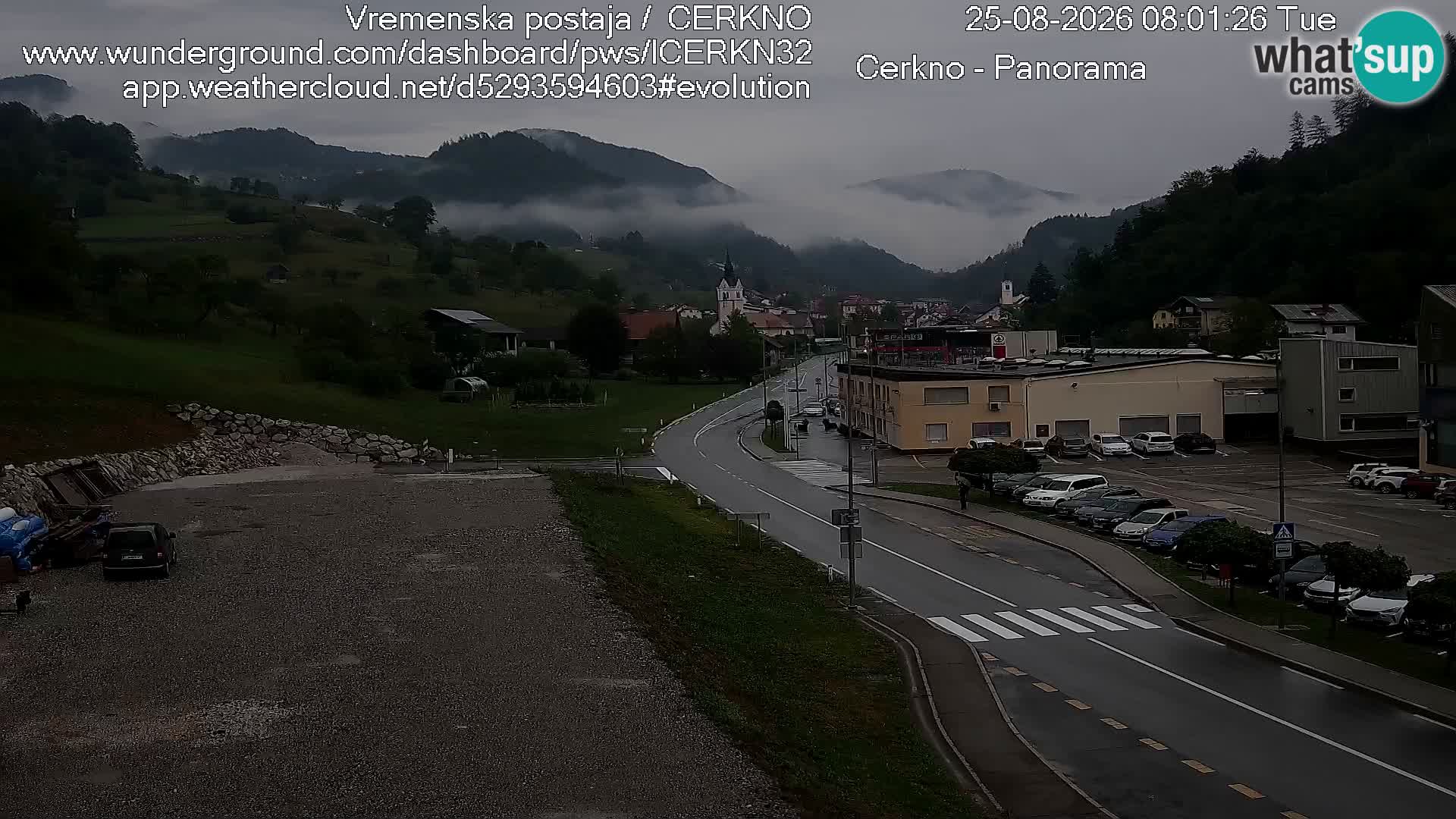 Webcam Ingresso Città di Cerkno
