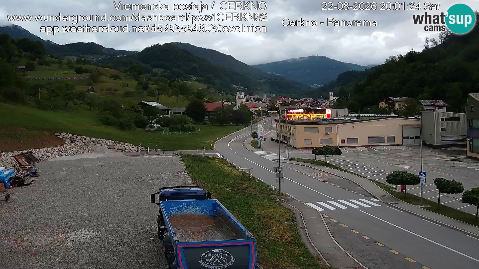 Cerkno ulaz u grad – Kamera uživo