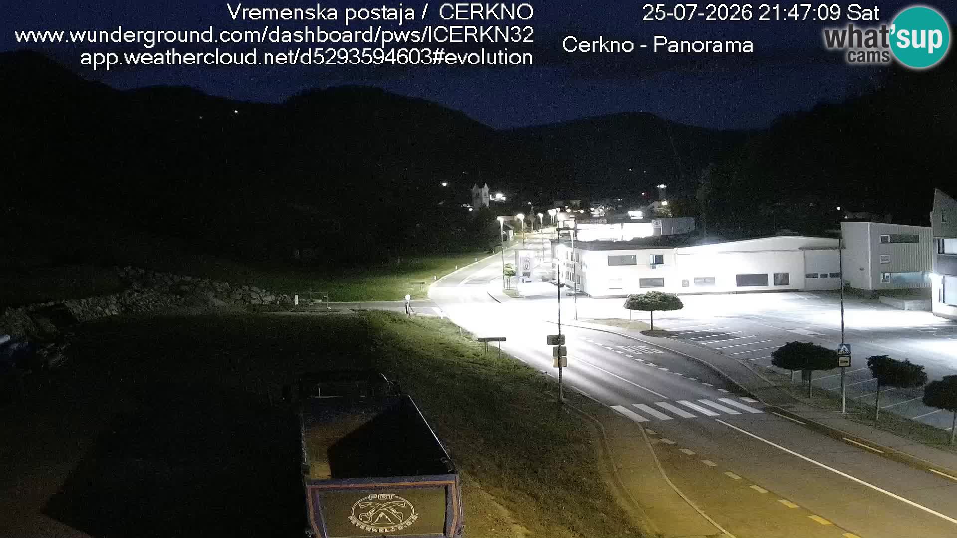Cerkno ulaz u grad – Kamera uživo