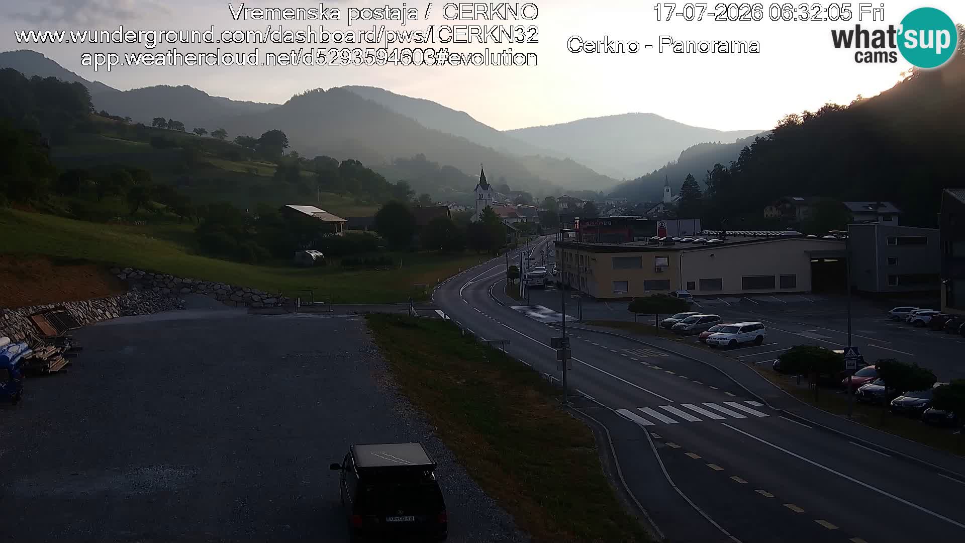 Cerkno Stadteingang Live-Webcam
