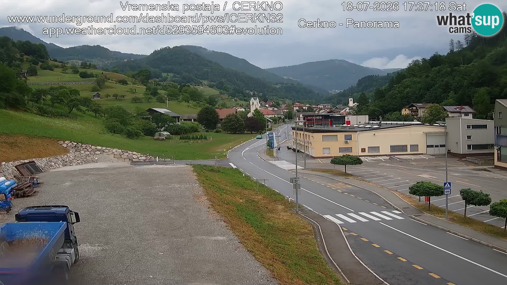 Webcam Ingresso Città di Cerkno