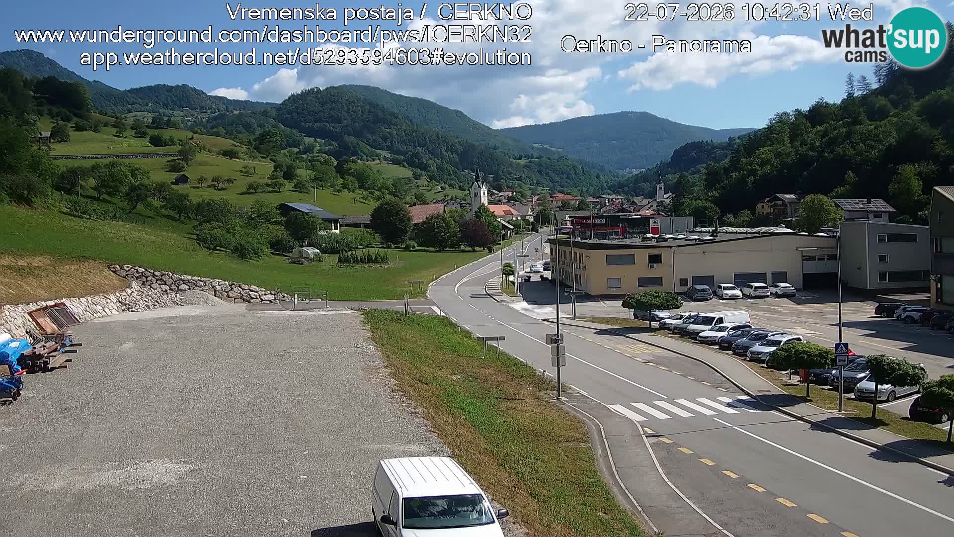 Webcam Ingresso Città di Cerkno