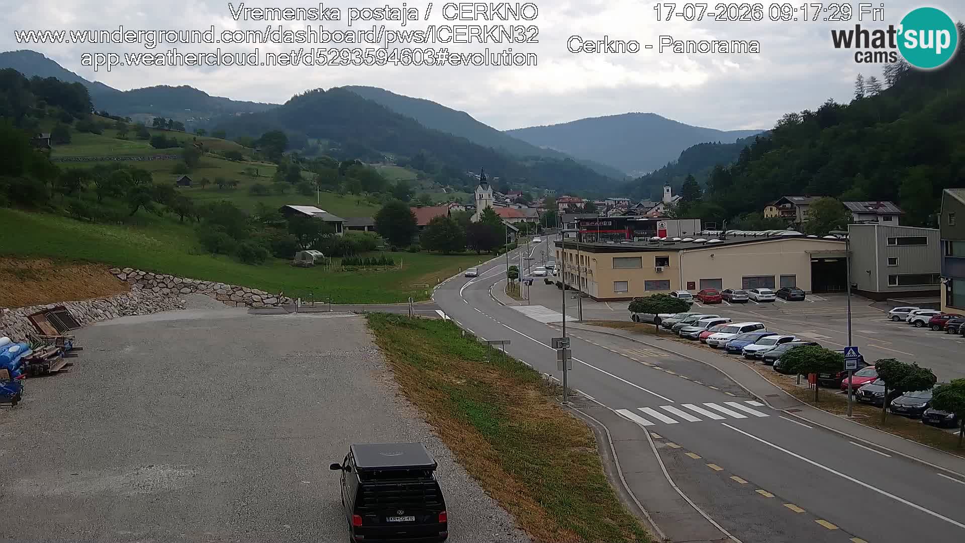 Webcam Ingresso Città di Cerkno