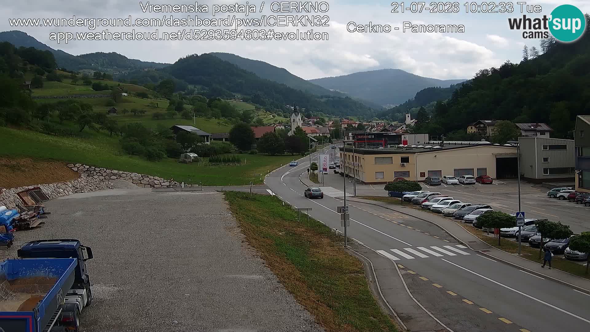 Webcam Ingresso Città di Cerkno