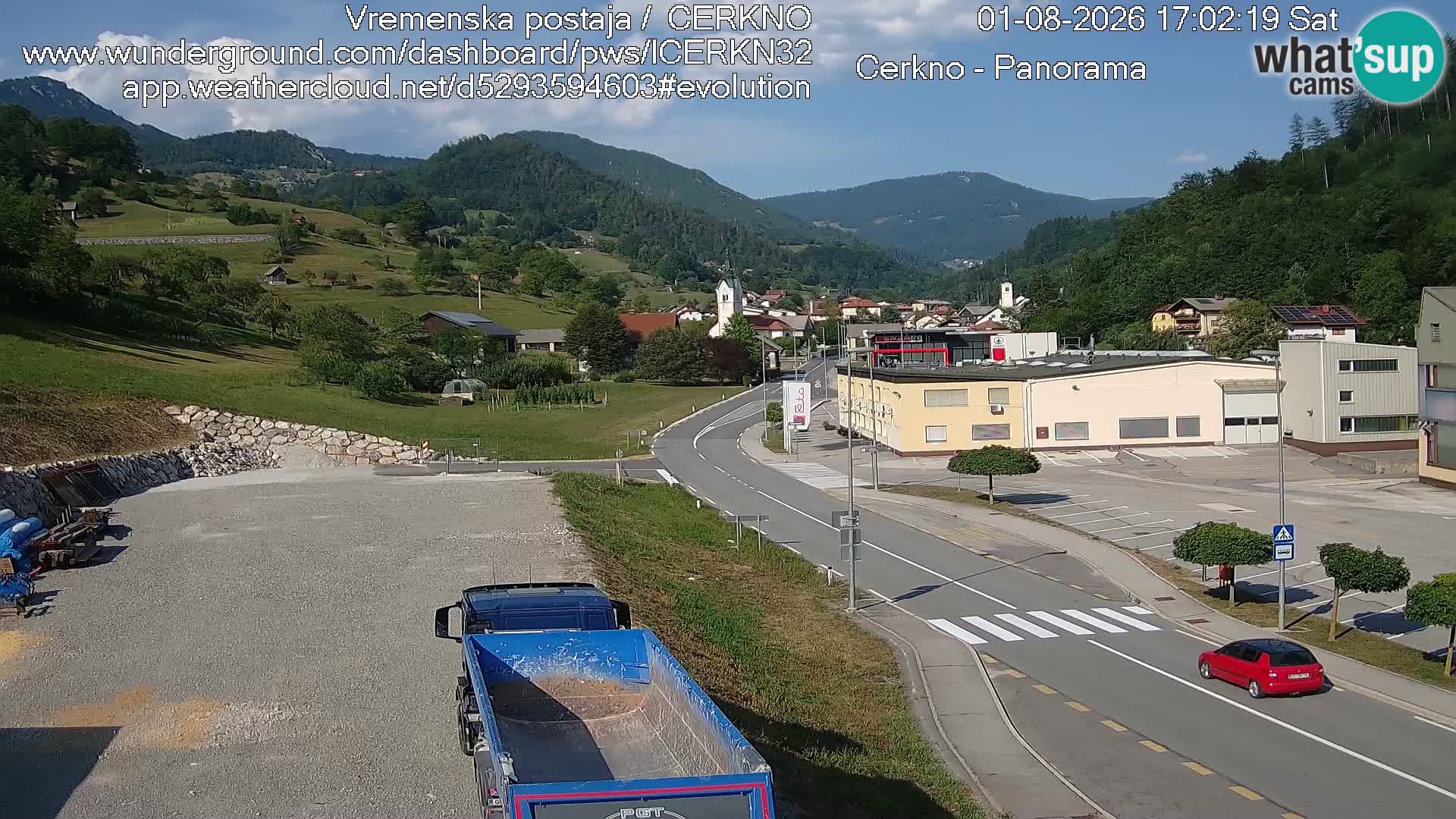Webcam Ingresso Città di Cerkno
