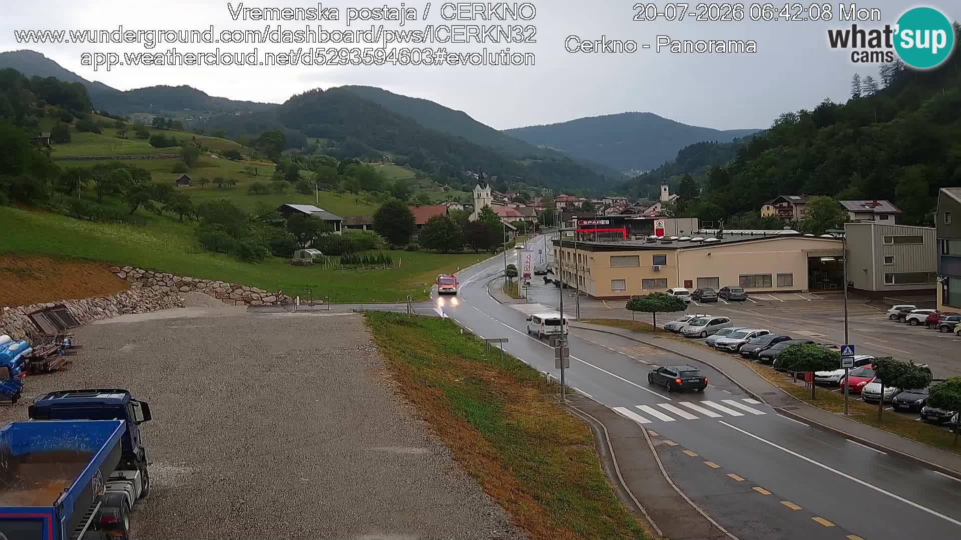 Cerkno ulaz u grad – Kamera uživo