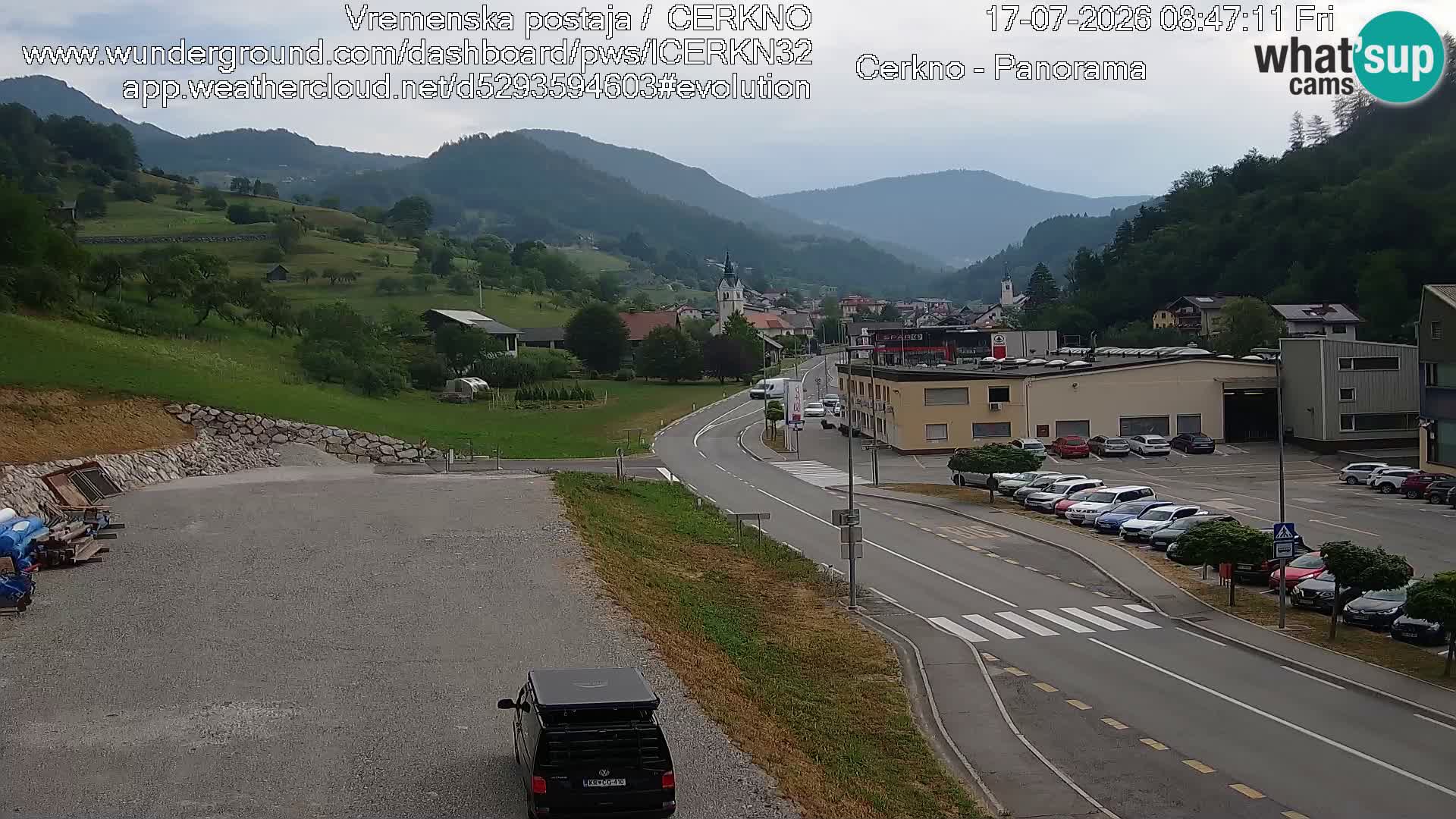 Cerkno Stadteingang Live-Webcam