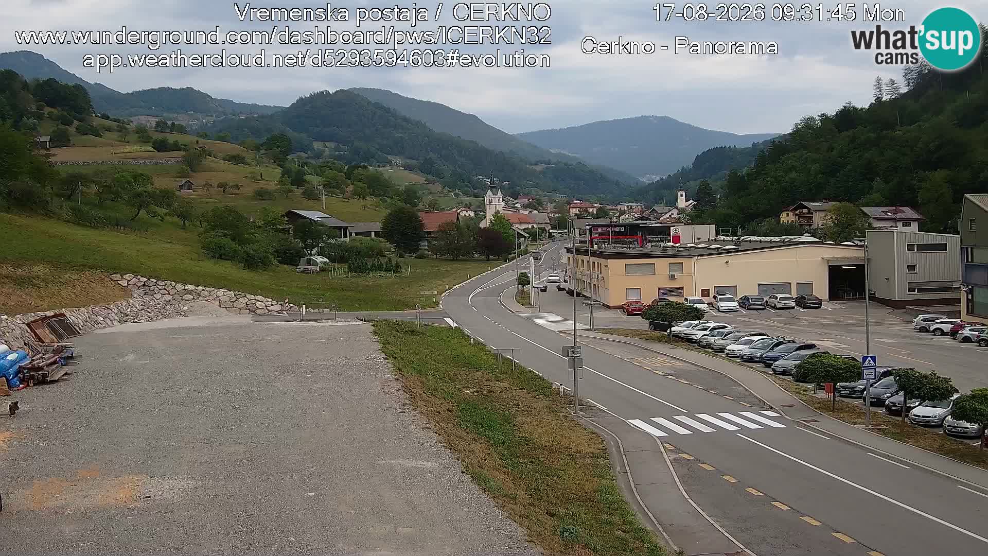 Webcam Ingresso Città di Cerkno