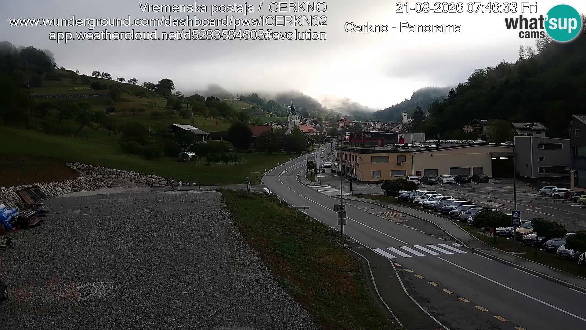 Webcam Ingresso Città di Cerkno