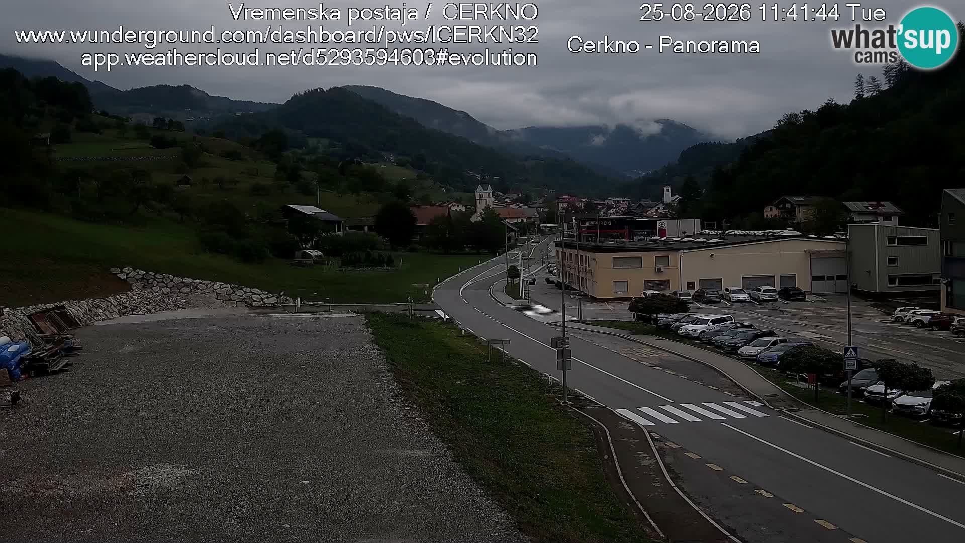 Webcam Ingresso Città di Cerkno
