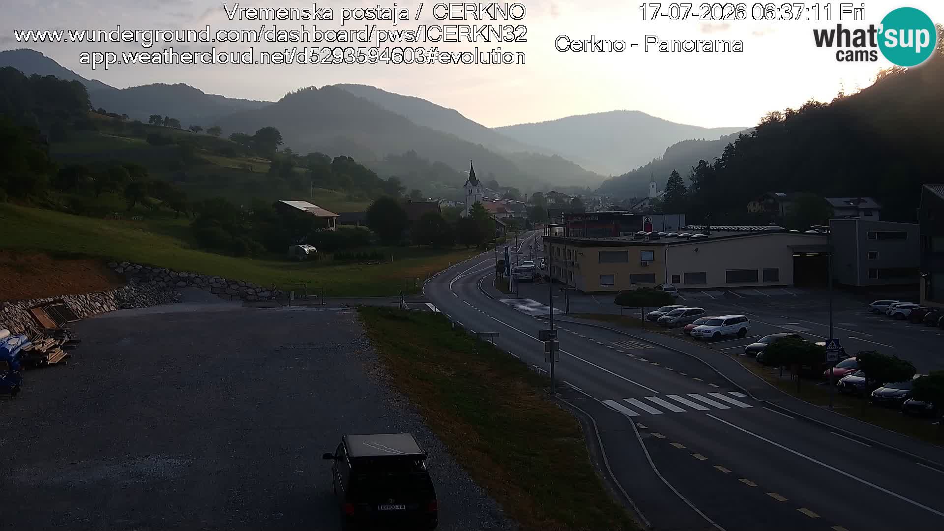 Cerkno Stadteingang Live-Webcam