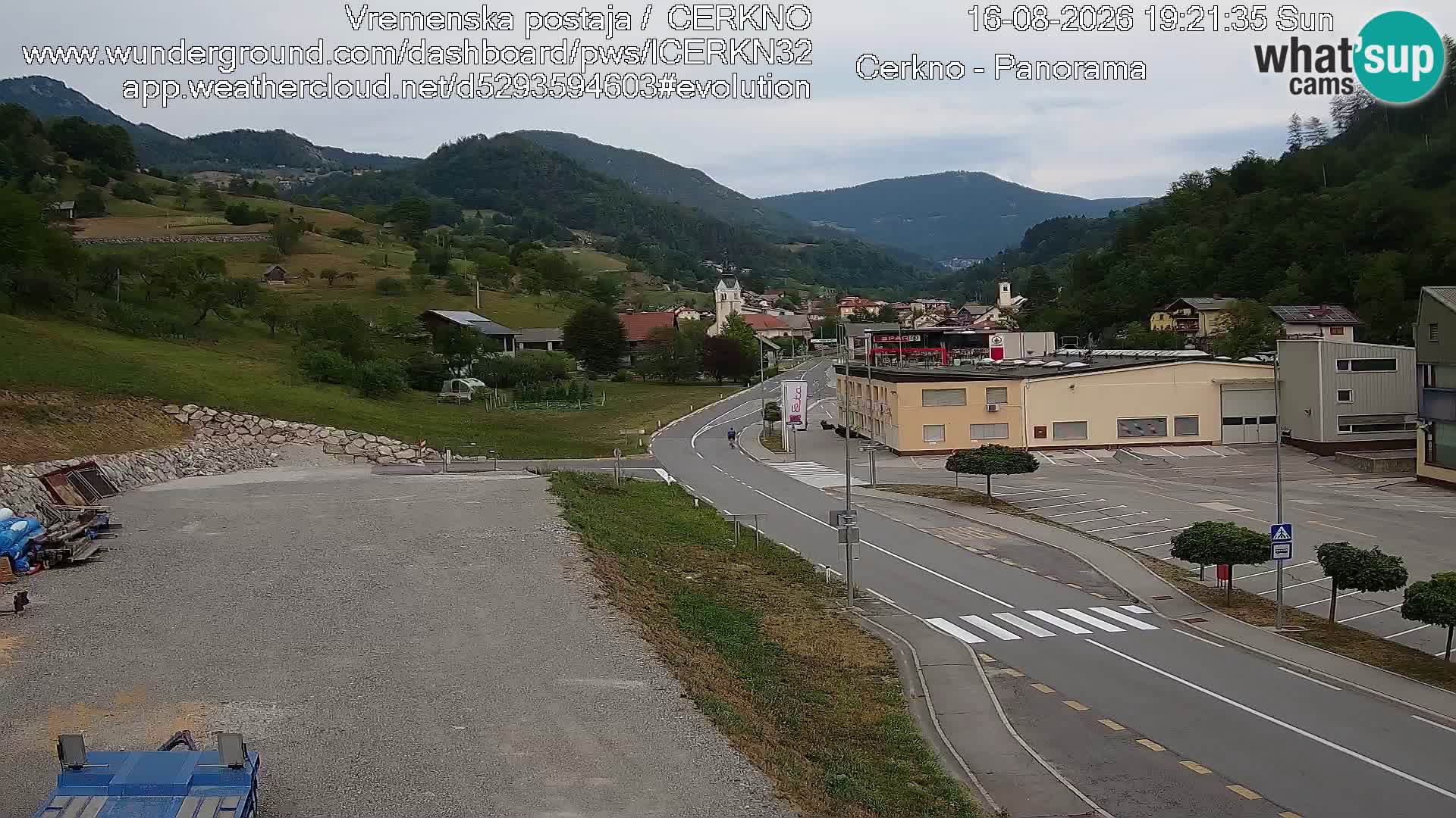 Cerkno Stadteingang Live-Webcam
