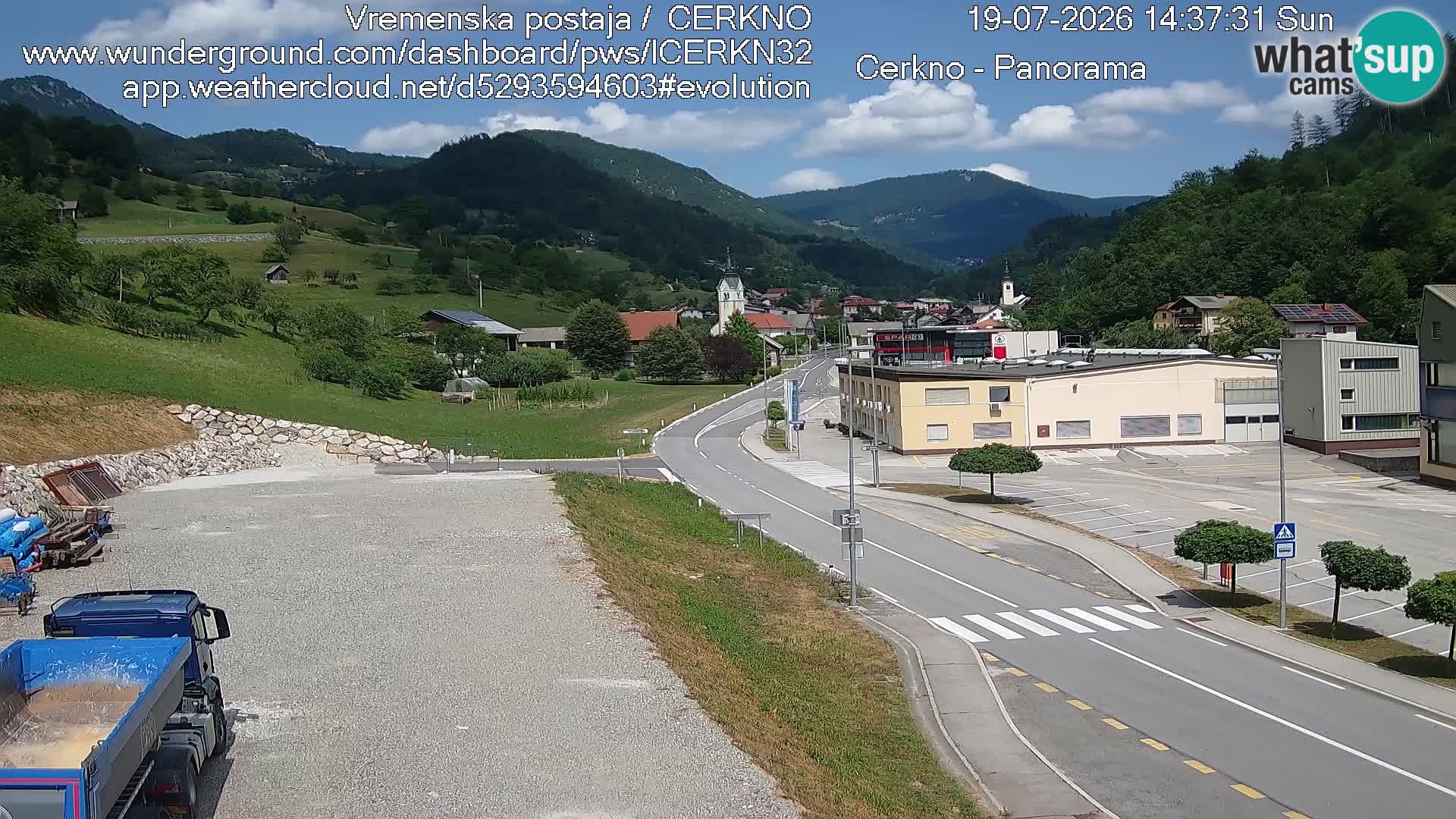 Cerkno Stadteingang Live-Webcam
