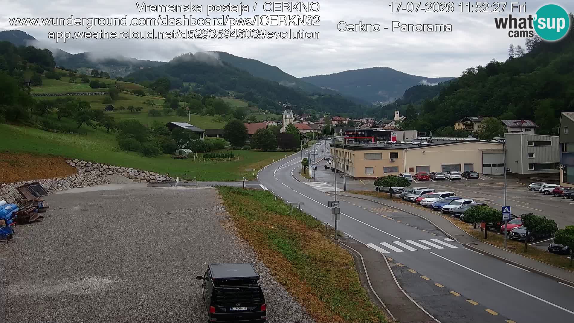 Webcam Ingresso Città di Cerkno