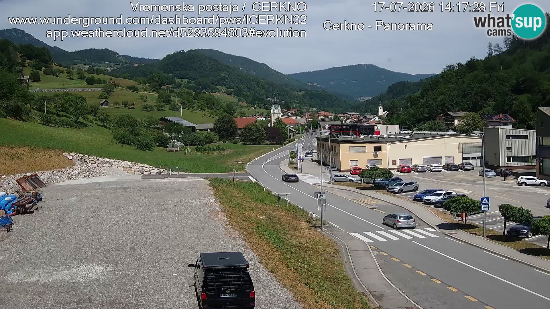 Cerkno Stadteingang Live-Webcam