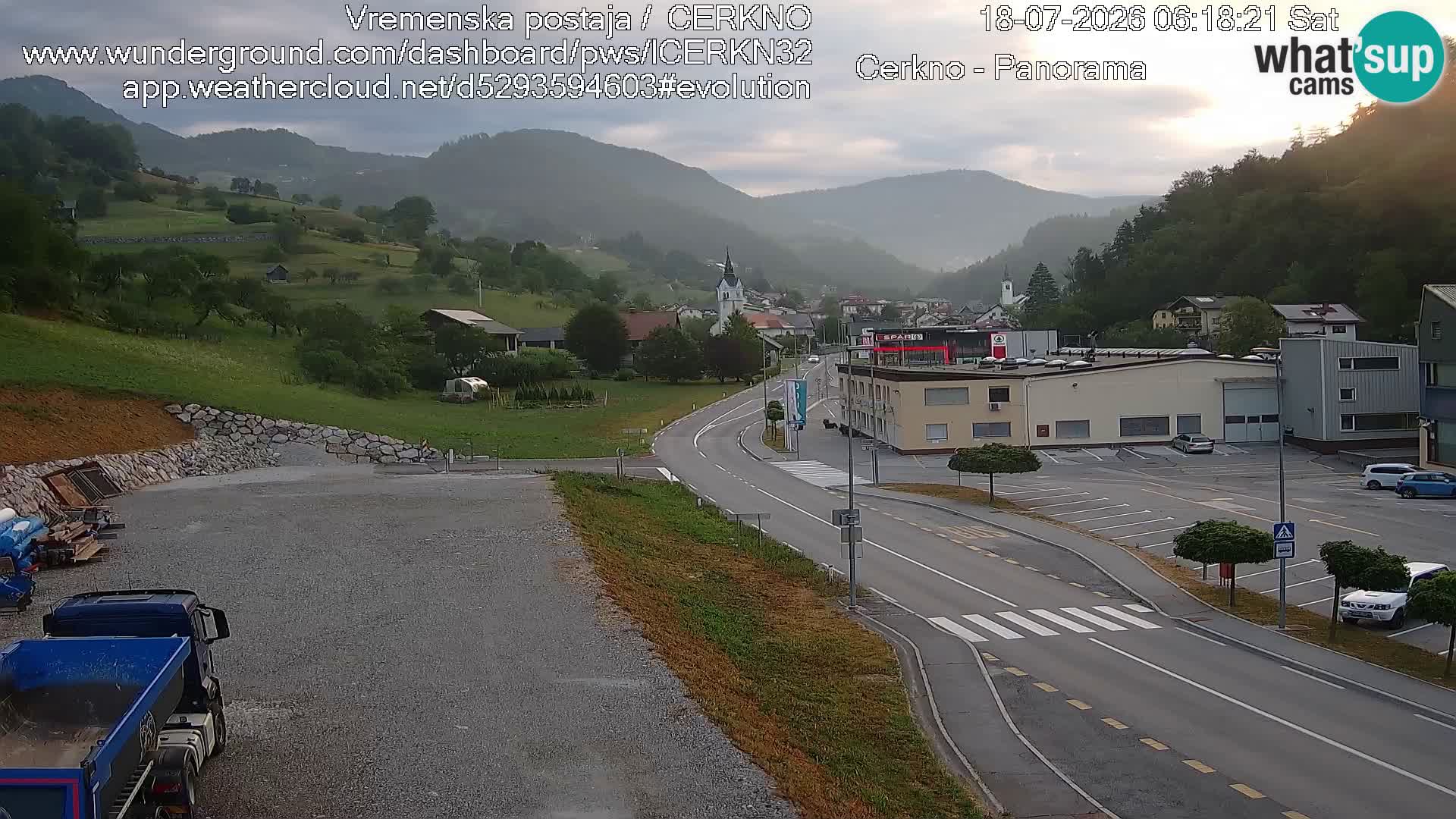Cerkno ulaz u grad – Kamera uživo