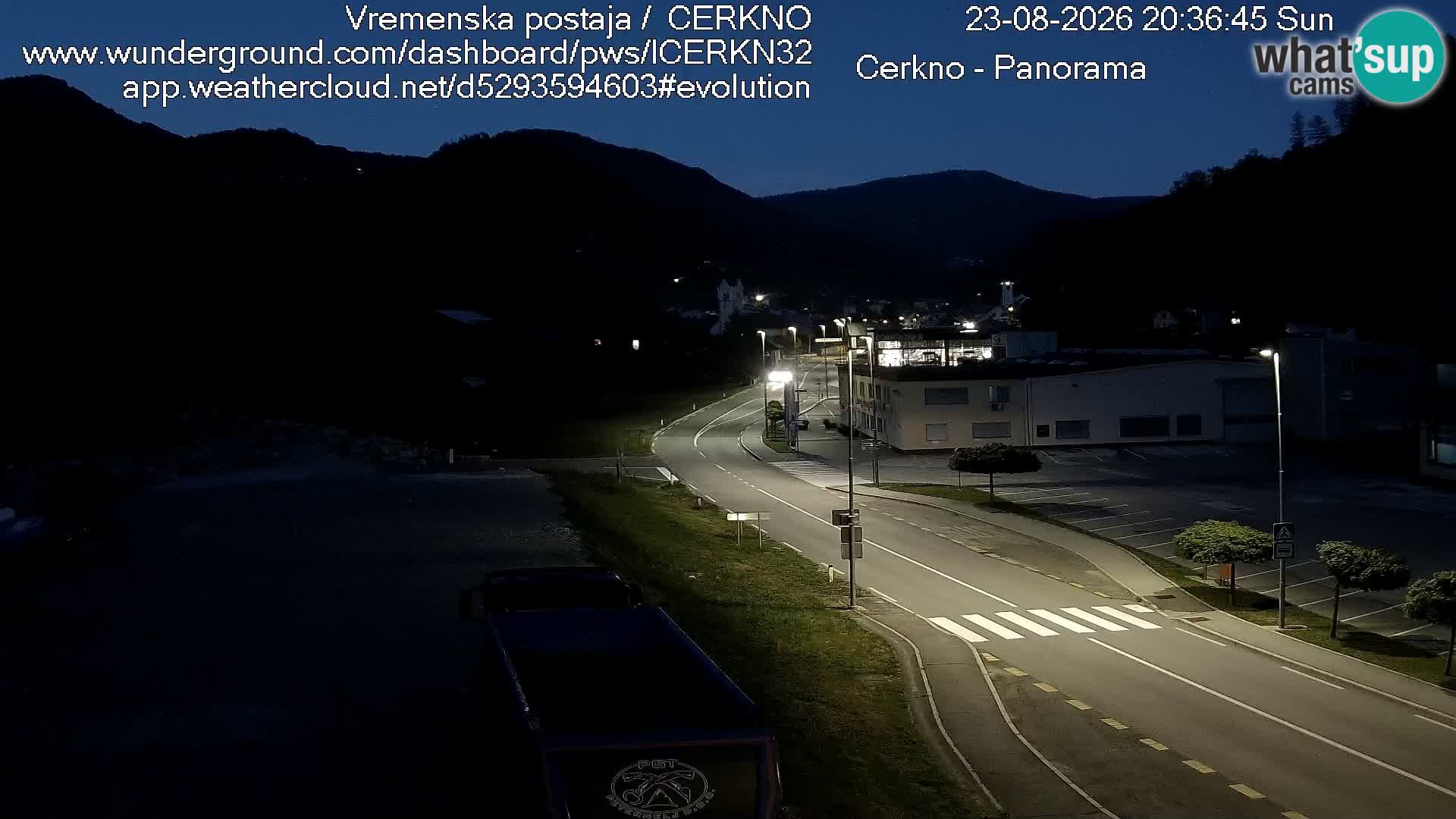 Cerkno ulaz u grad – Kamera uživo