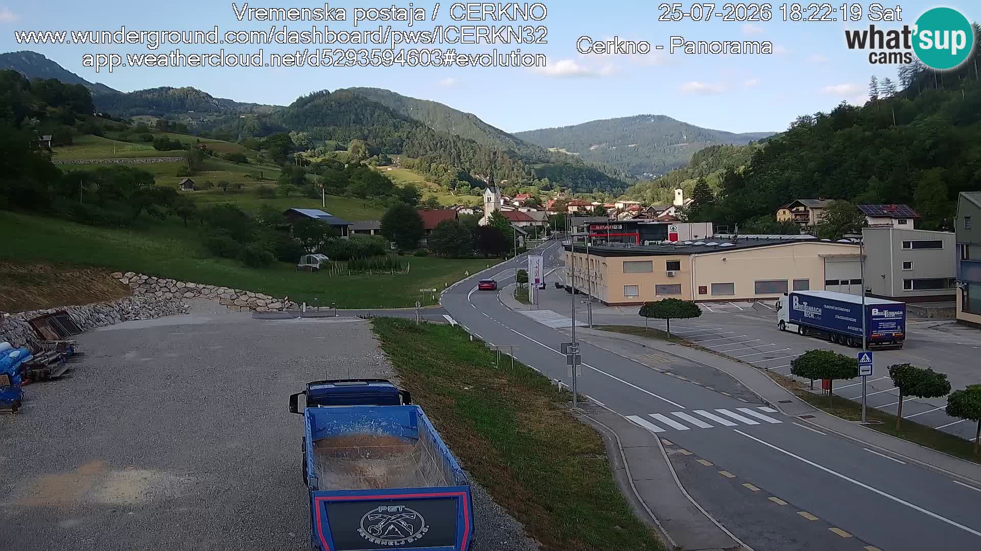 Cerkno Stadteingang Live-Webcam