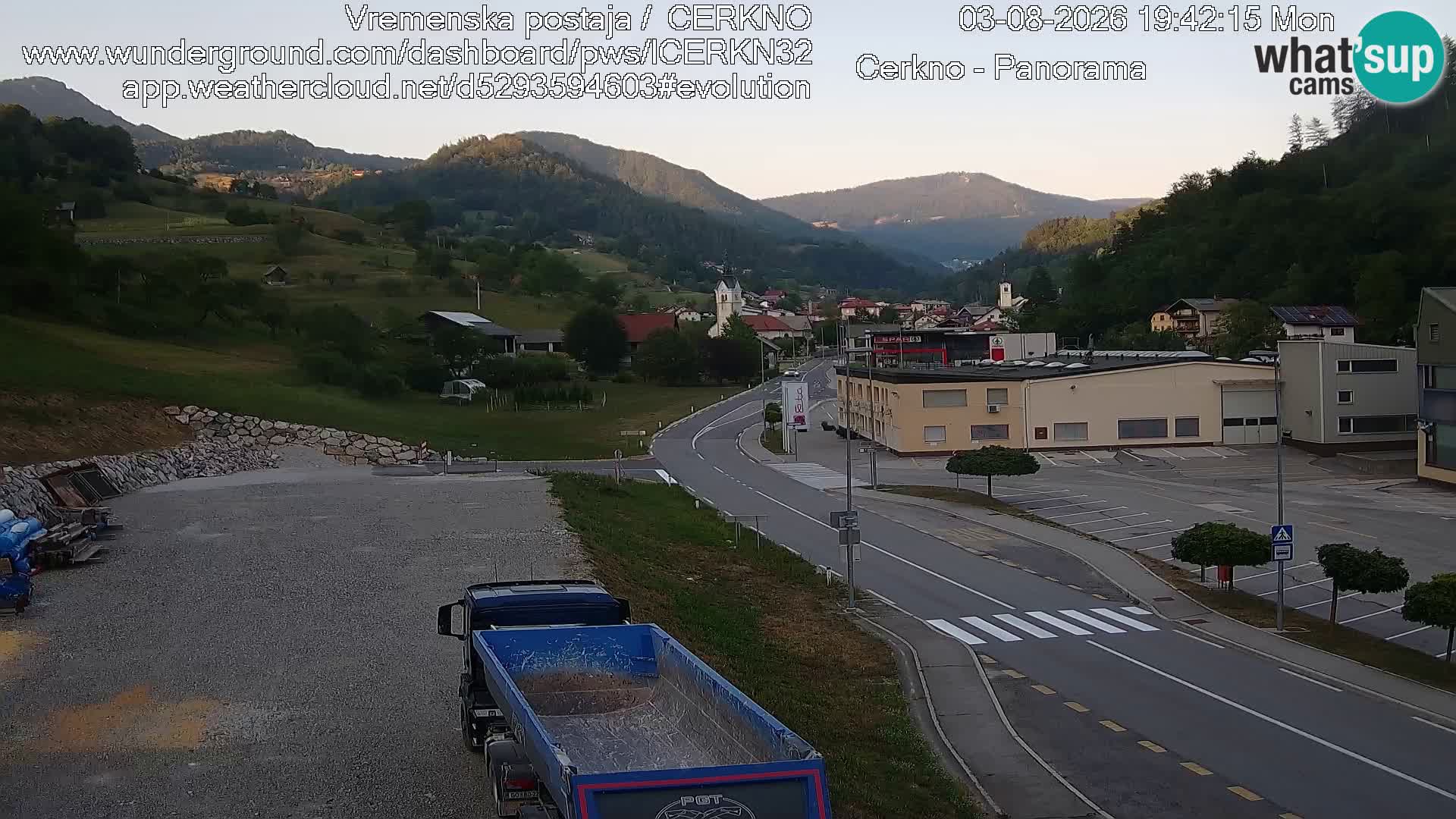 Webcam Ingresso Città di Cerkno