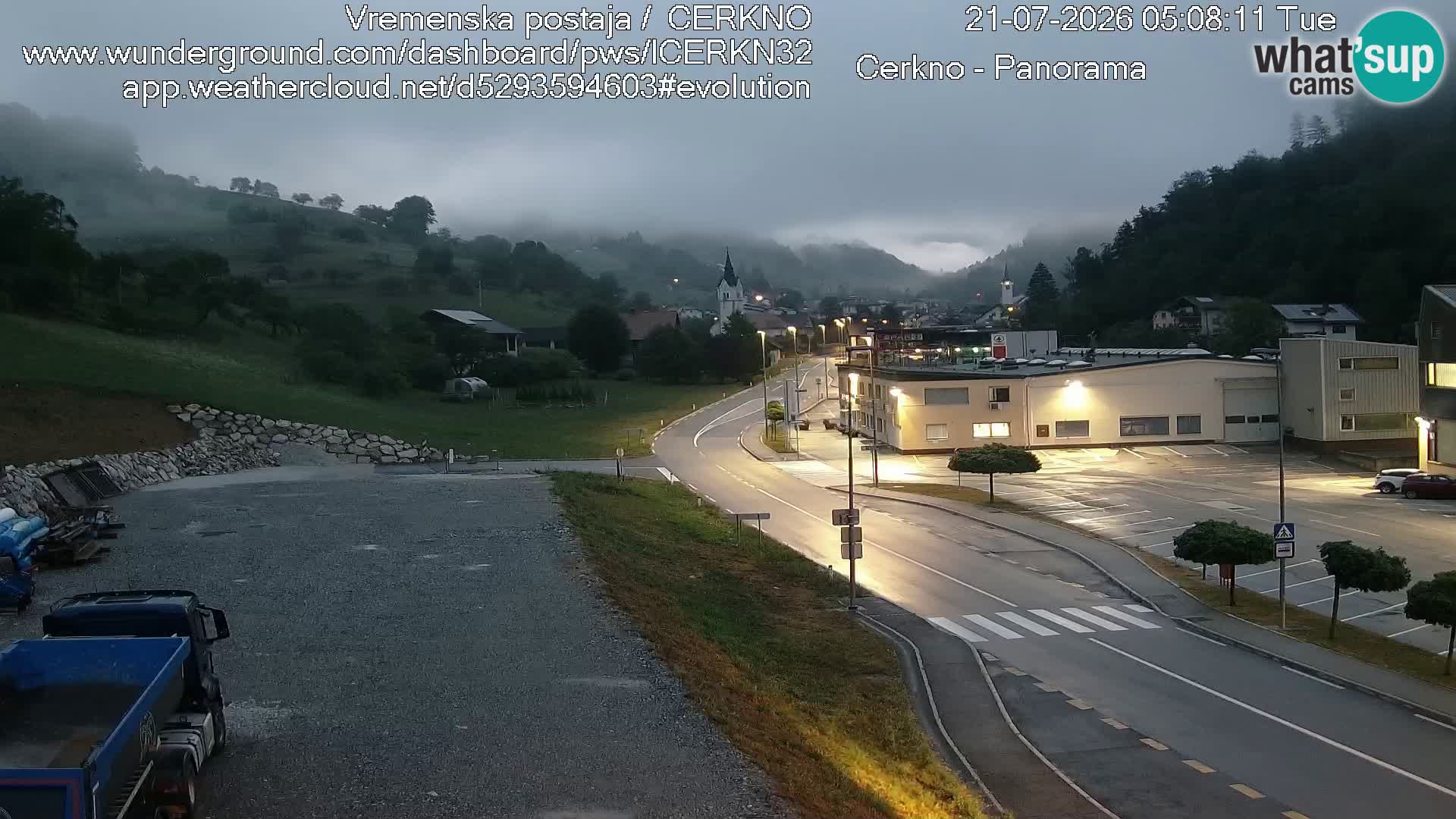 Cerkno ulaz u grad – Kamera uživo