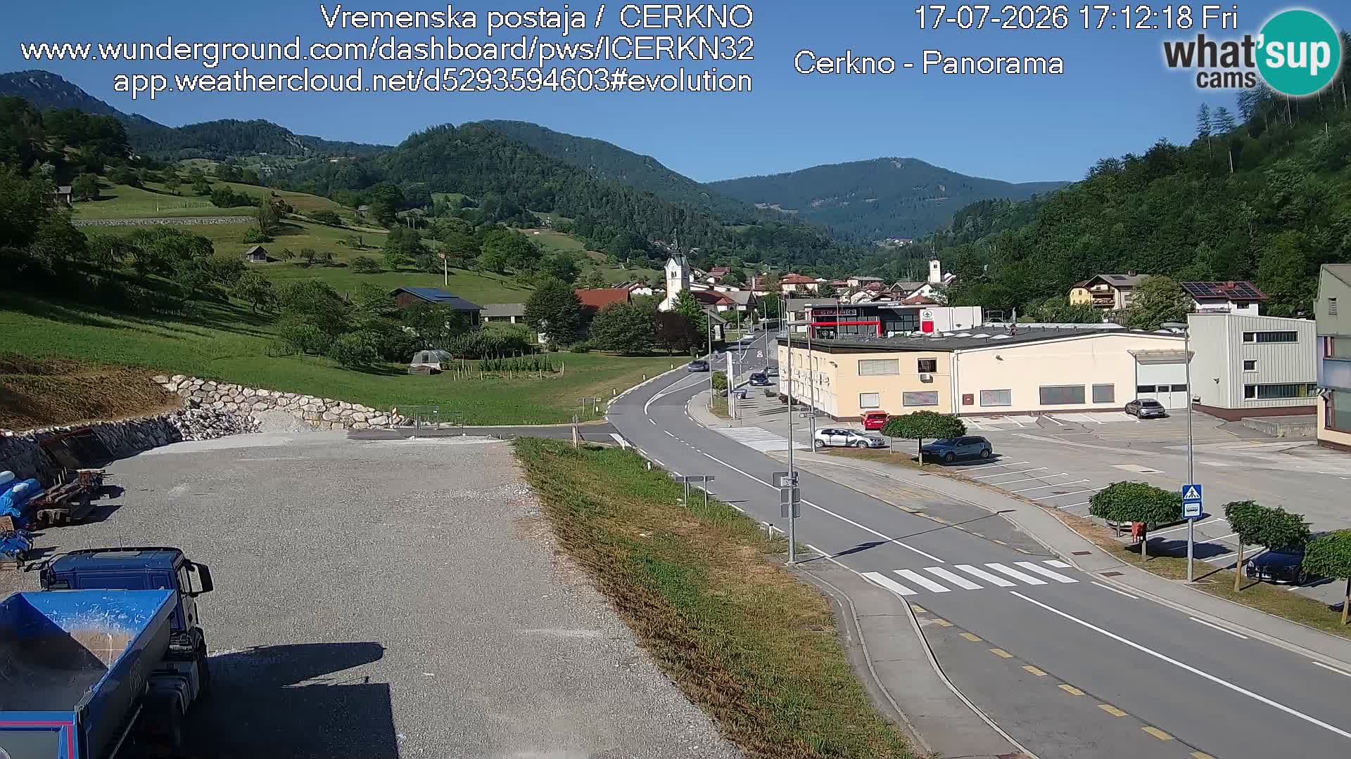 Webcam Ingresso Città di Cerkno