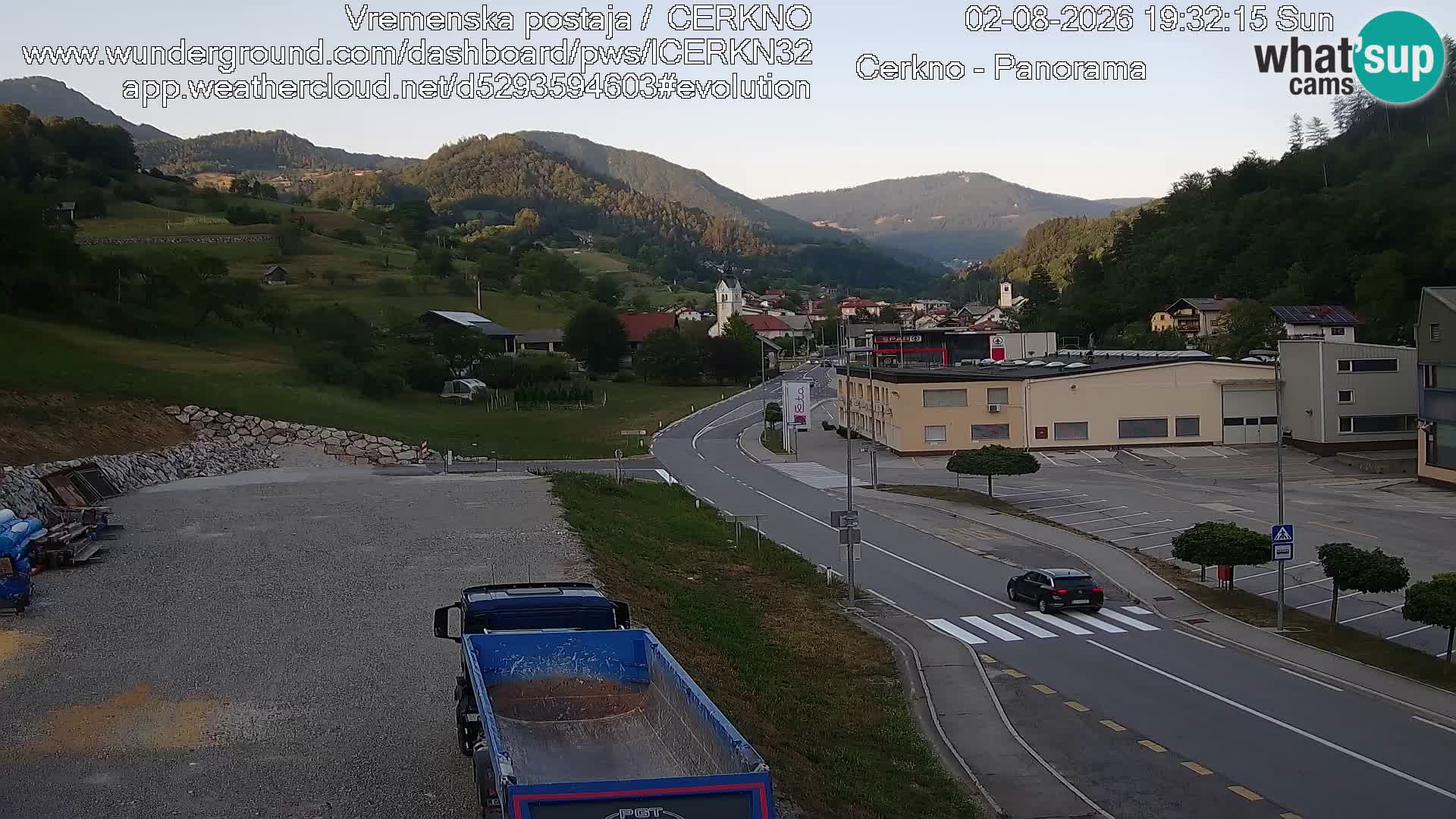 Cerkno Stadteingang Live-Webcam