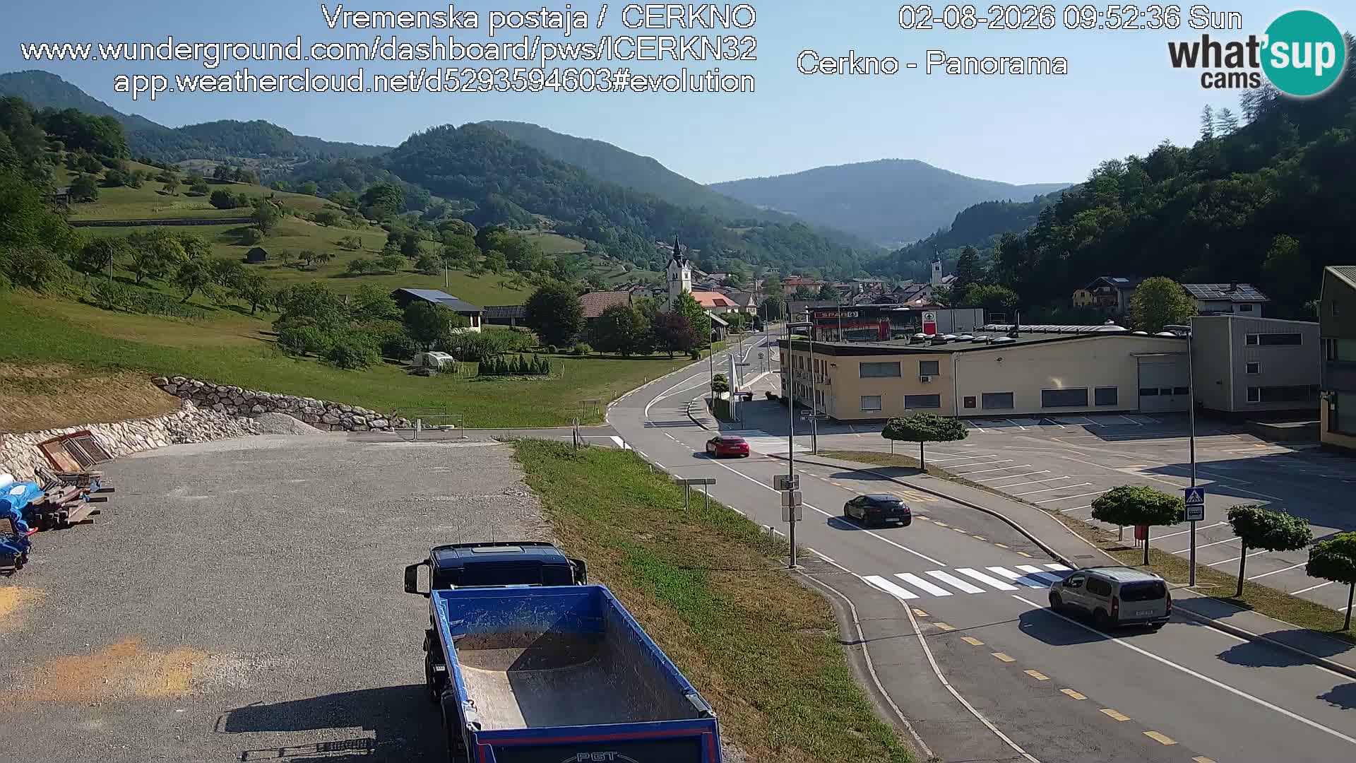 Cerkno Stadteingang Live-Webcam
