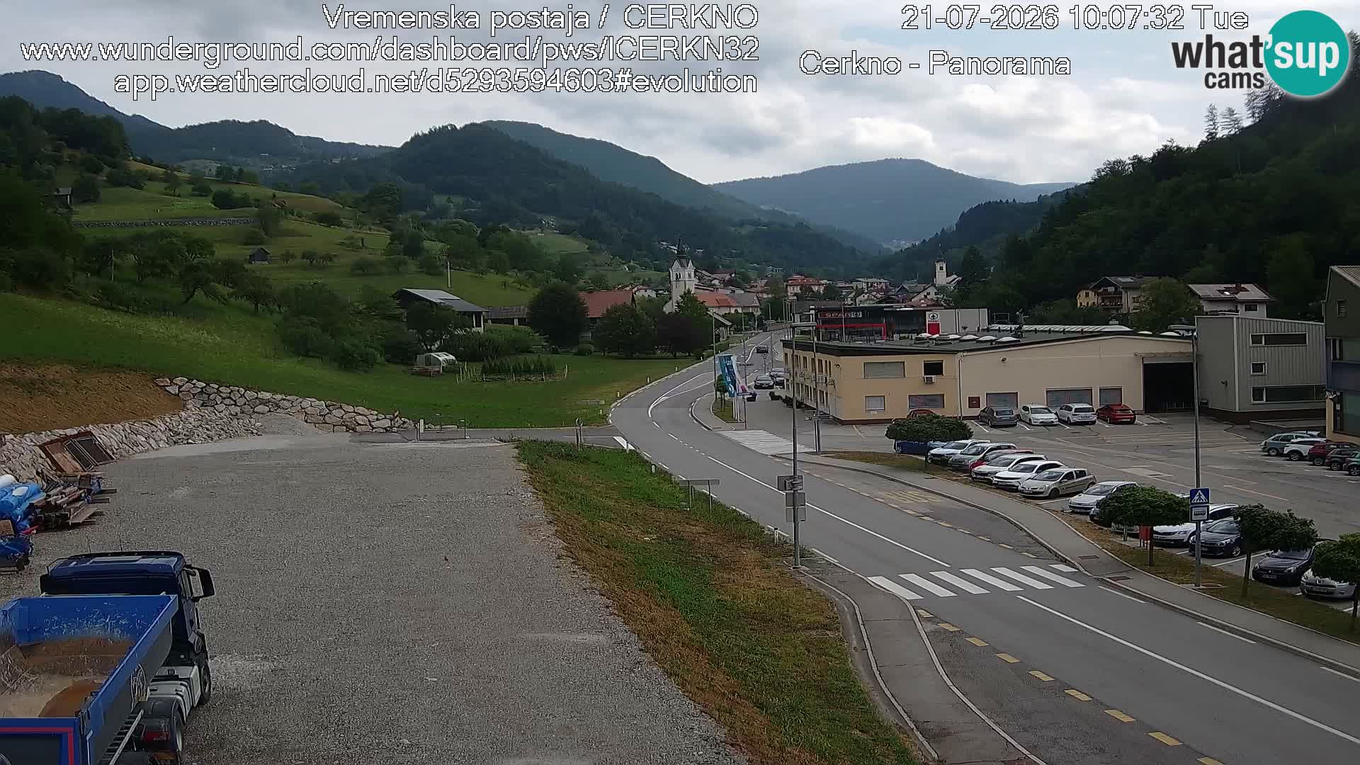 Webcam Ingresso Città di Cerkno
