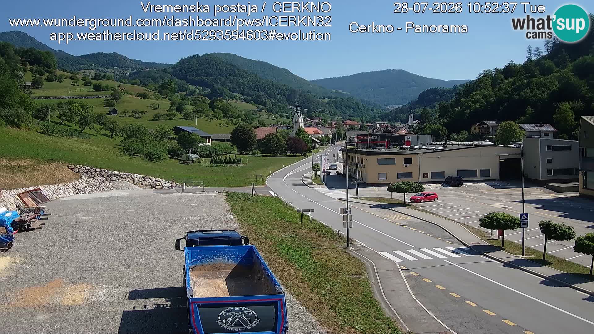 Webcam Ingresso Città di Cerkno