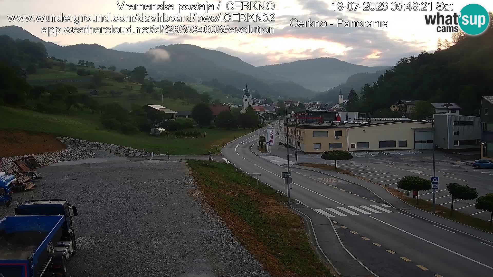 Webcam Ingresso Città di Cerkno