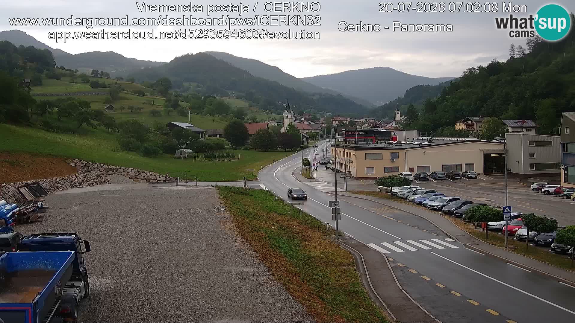 Cerkno Stadteingang Live-Webcam