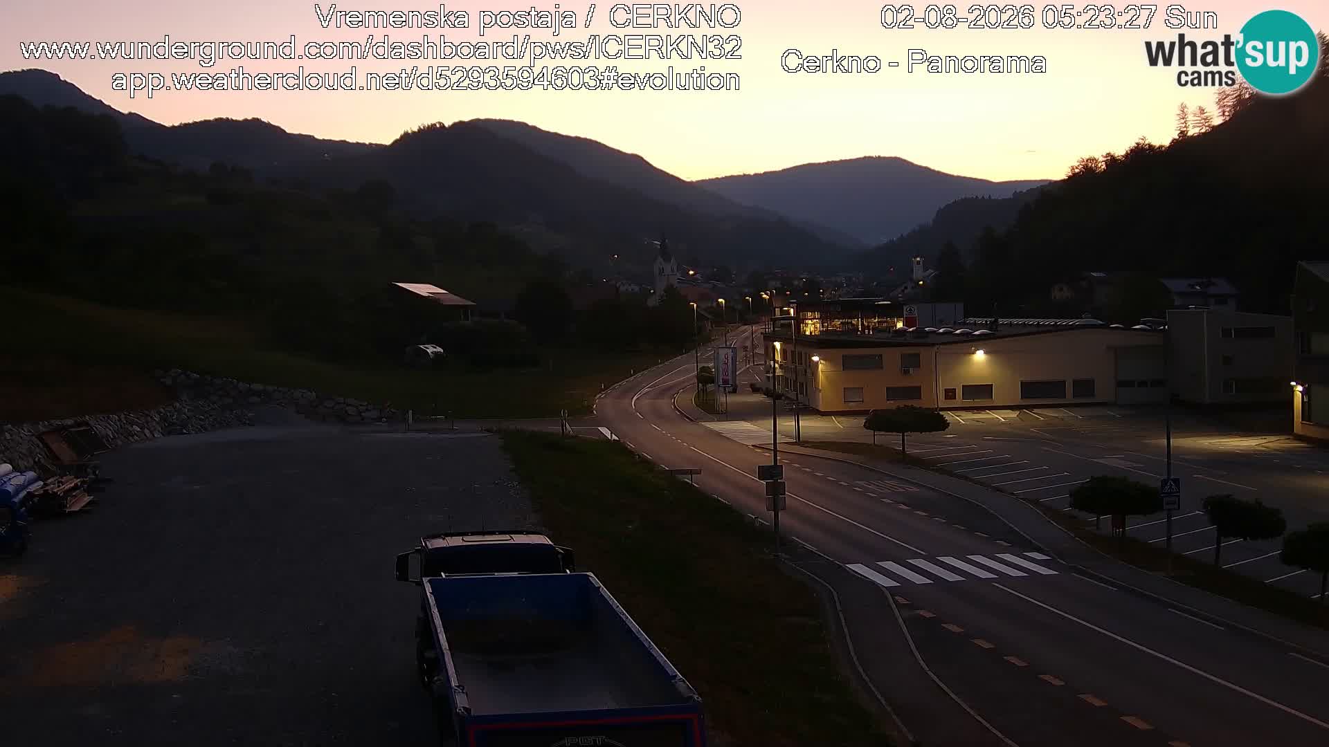 Cerkno Stadteingang Live-Webcam