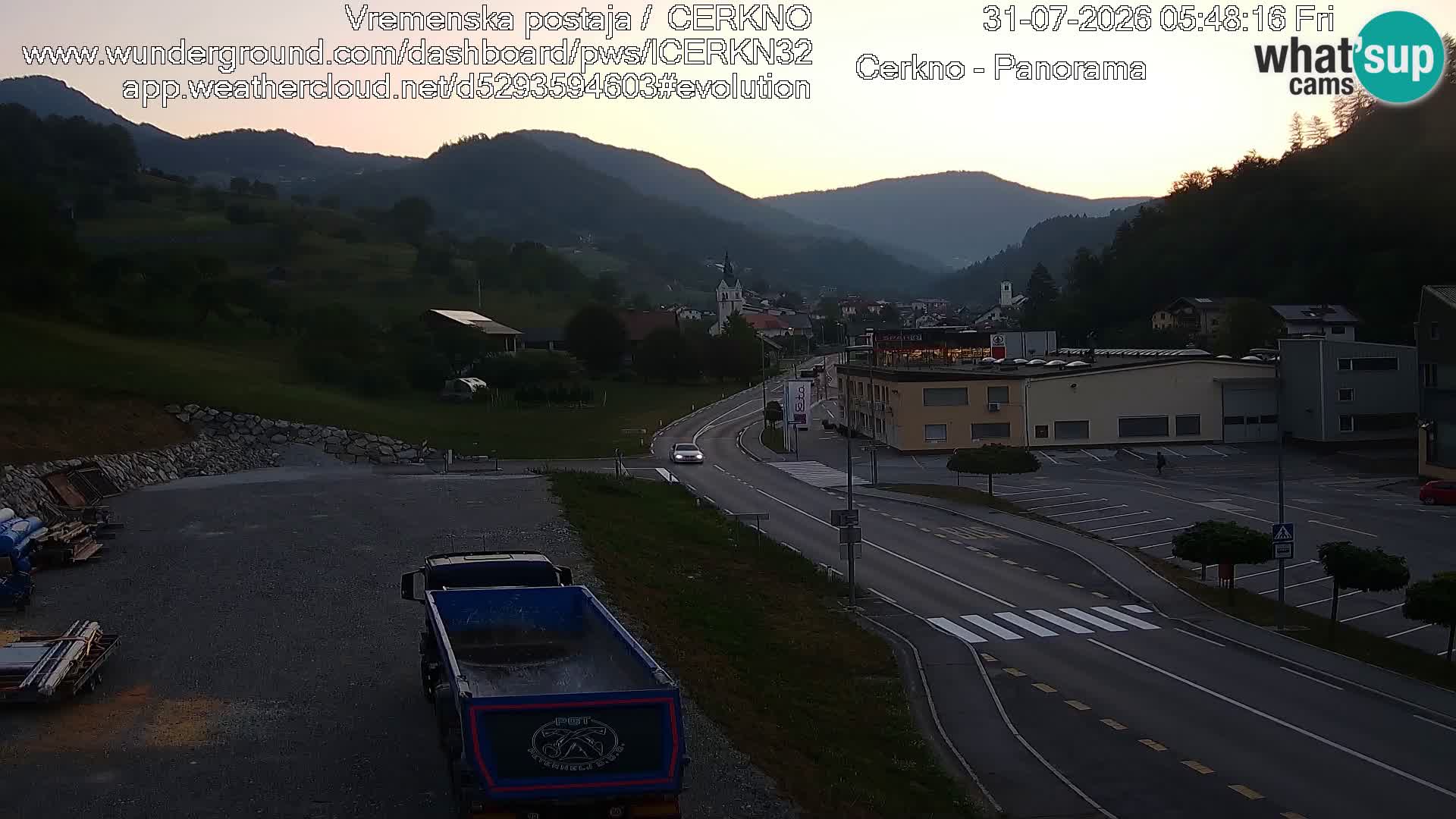 Cerkno Stadteingang Live-Webcam
