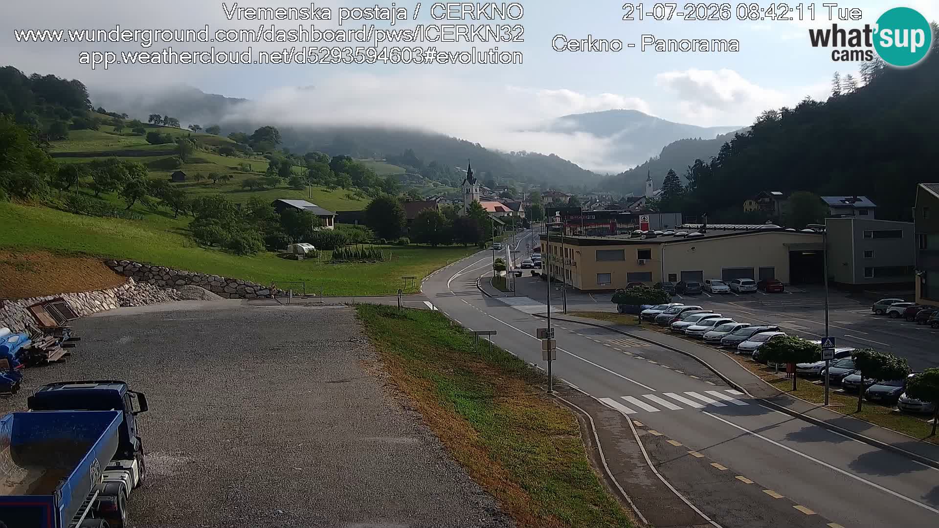 Cerkno Stadteingang Live-Webcam