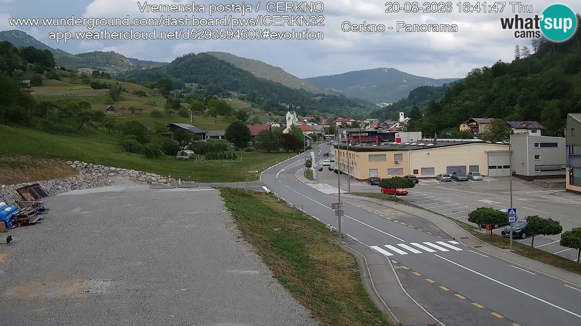 Webcam Ingresso Città di Cerkno