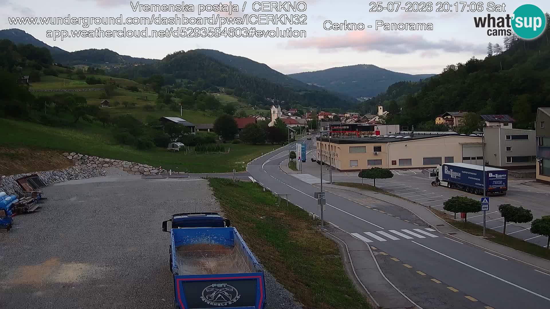 Webcam Ingresso Città di Cerkno