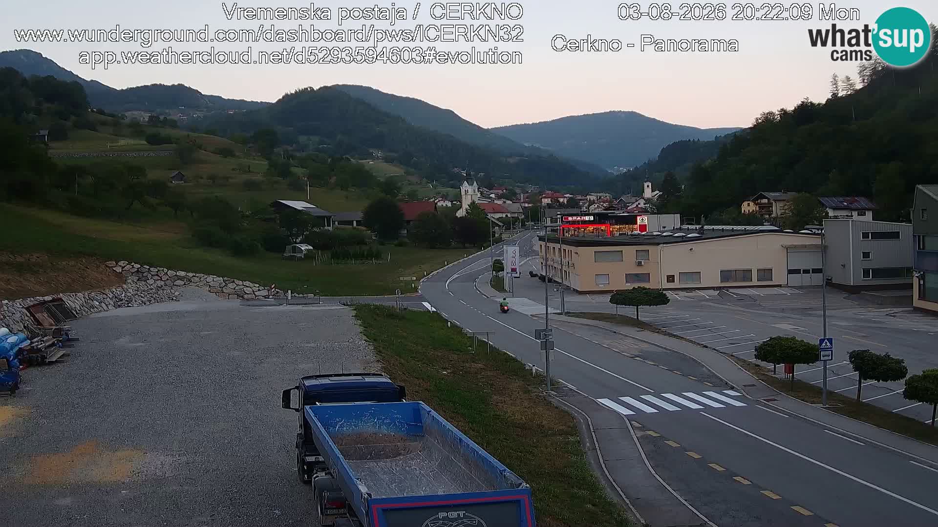 Webcam Ingresso Città di Cerkno