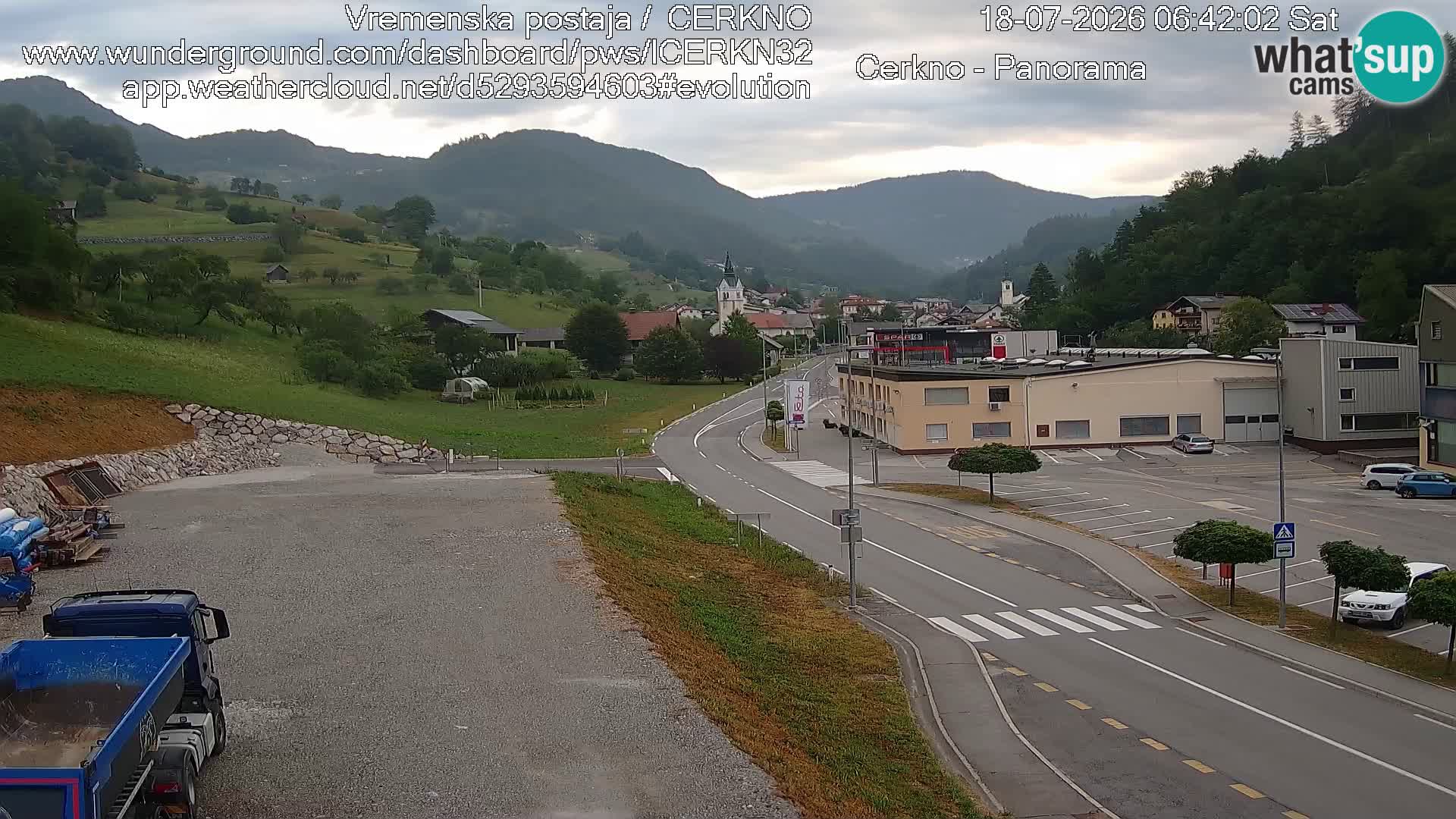 Cerkno Stadteingang Live-Webcam