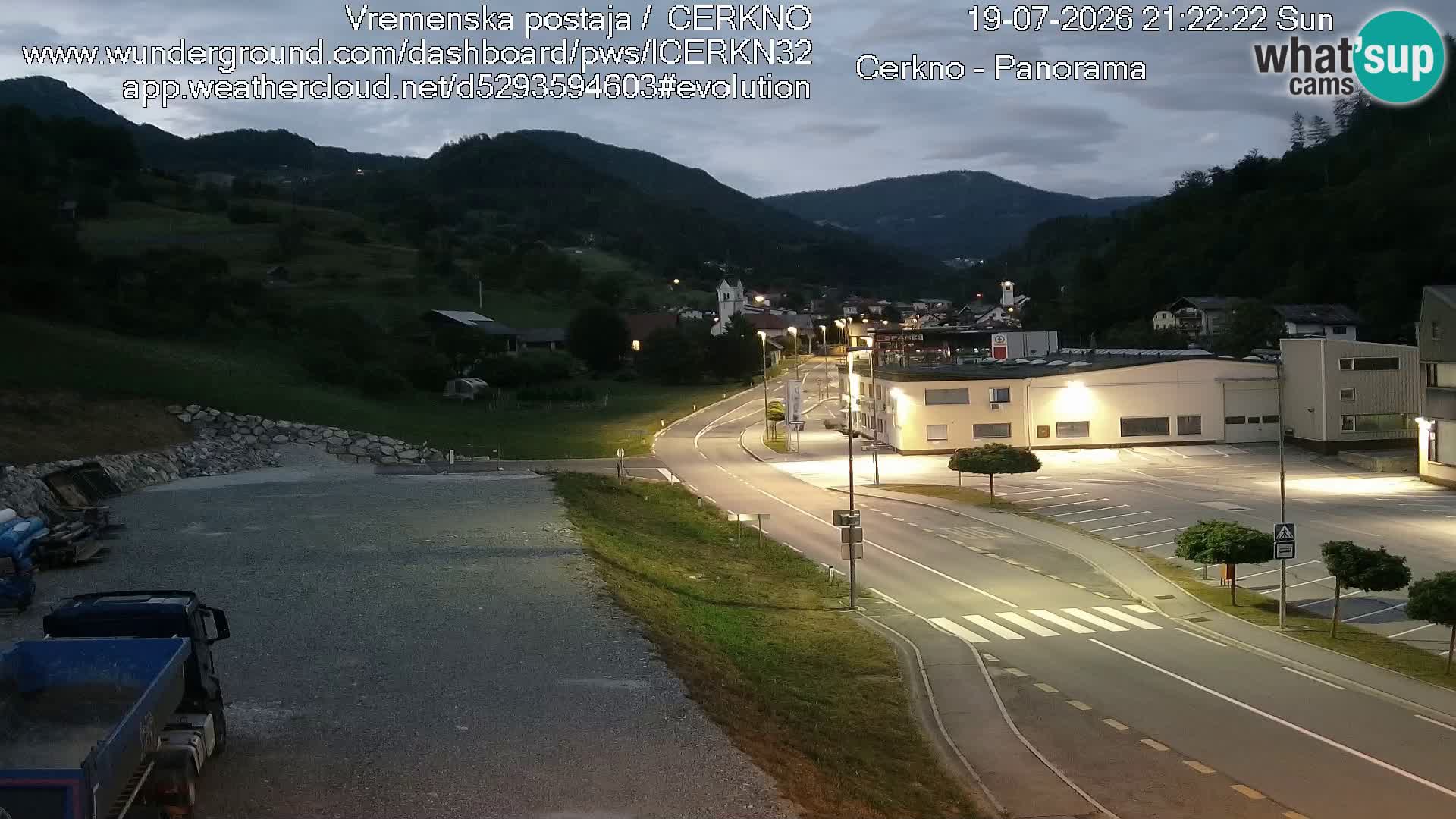 Cerkno Stadteingang Live-Webcam