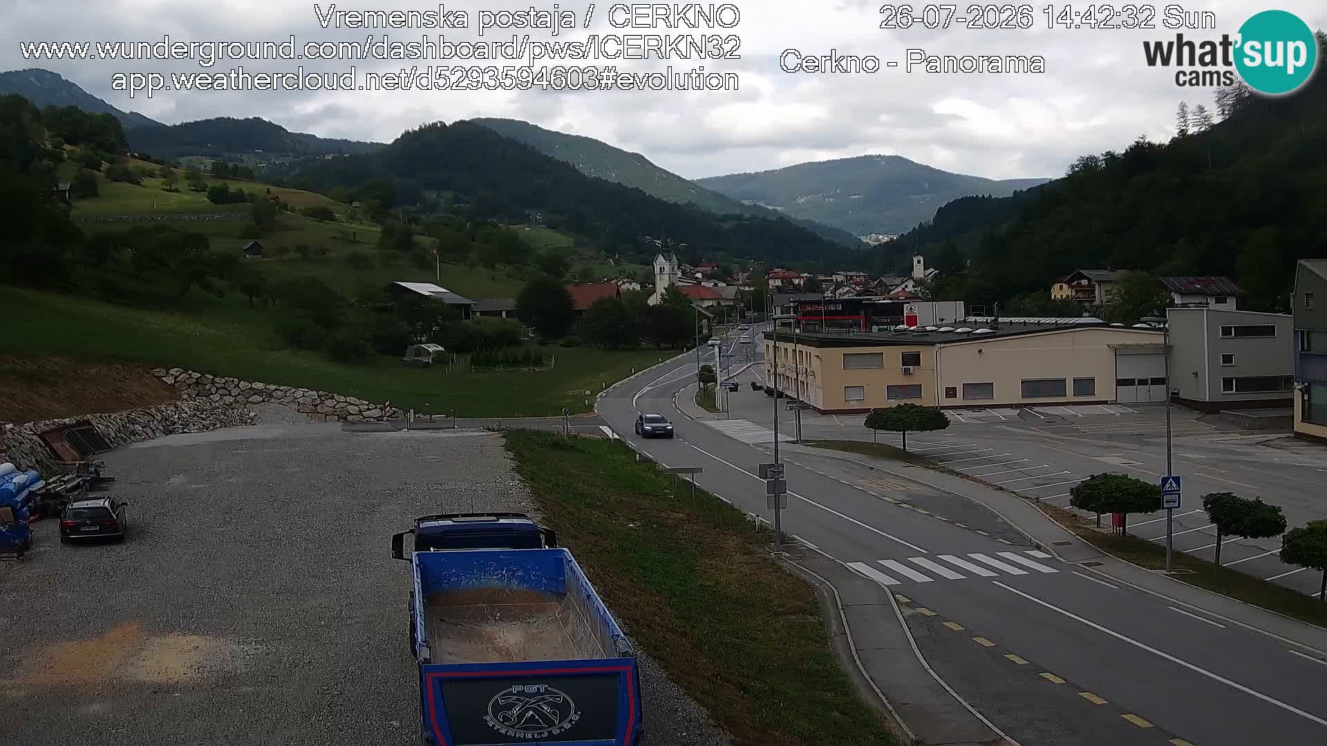 Webcam Ingresso Città di Cerkno