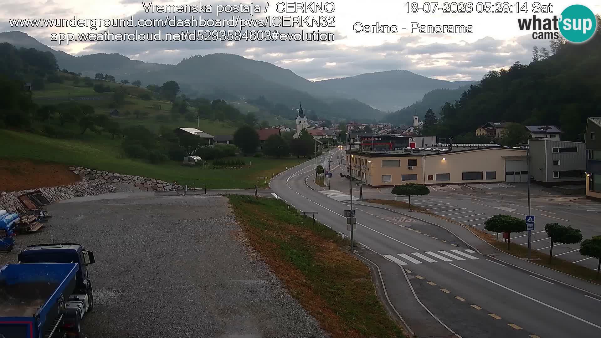 Cerkno ulaz u grad – Kamera uživo