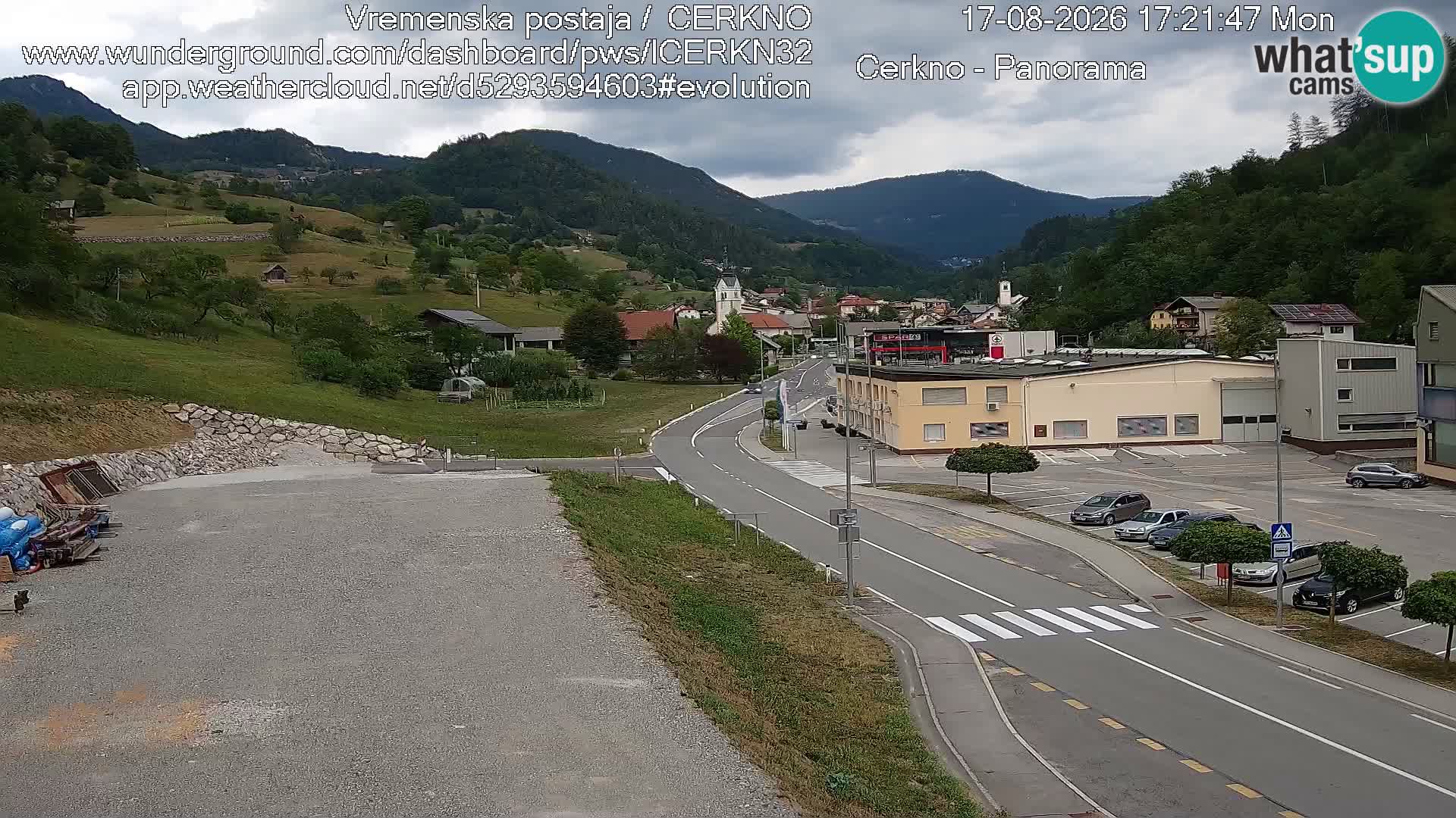 Webcam Ingresso Città di Cerkno