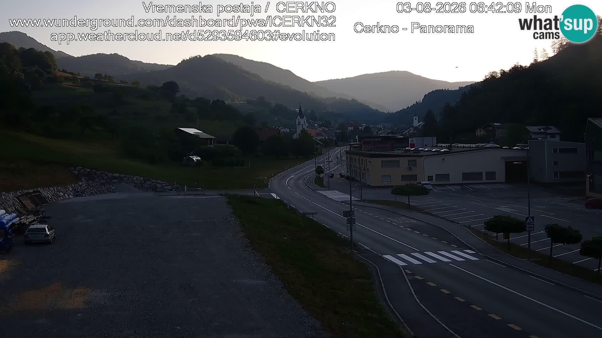 Webcam Ingresso Città di Cerkno