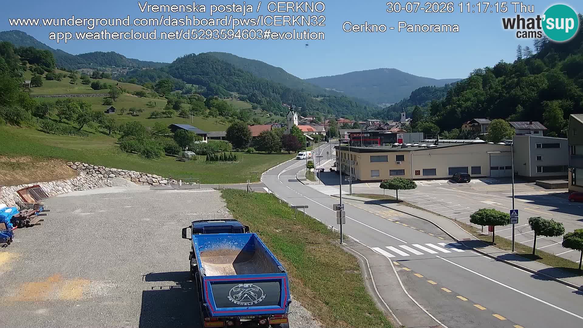 Webcam Ingresso Città di Cerkno