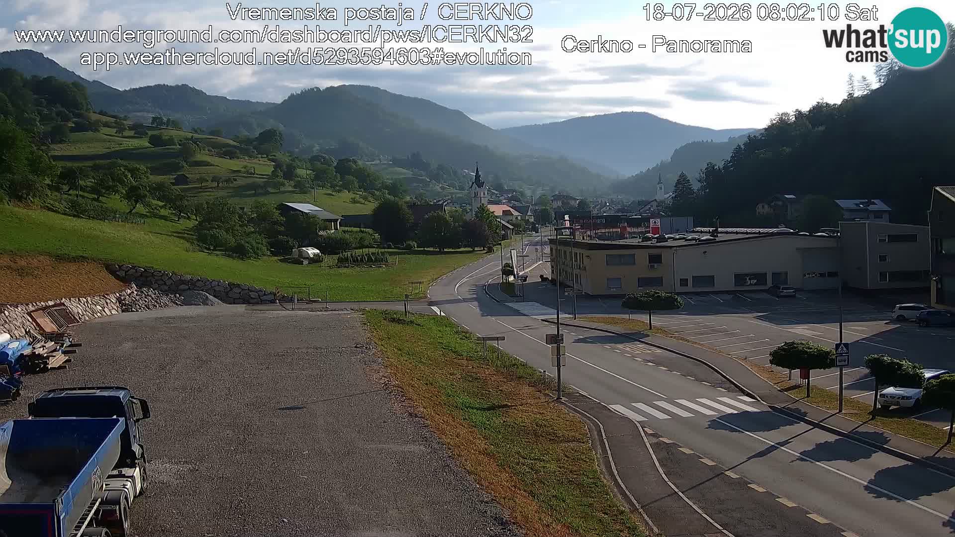 Cerkno Stadteingang Live-Webcam