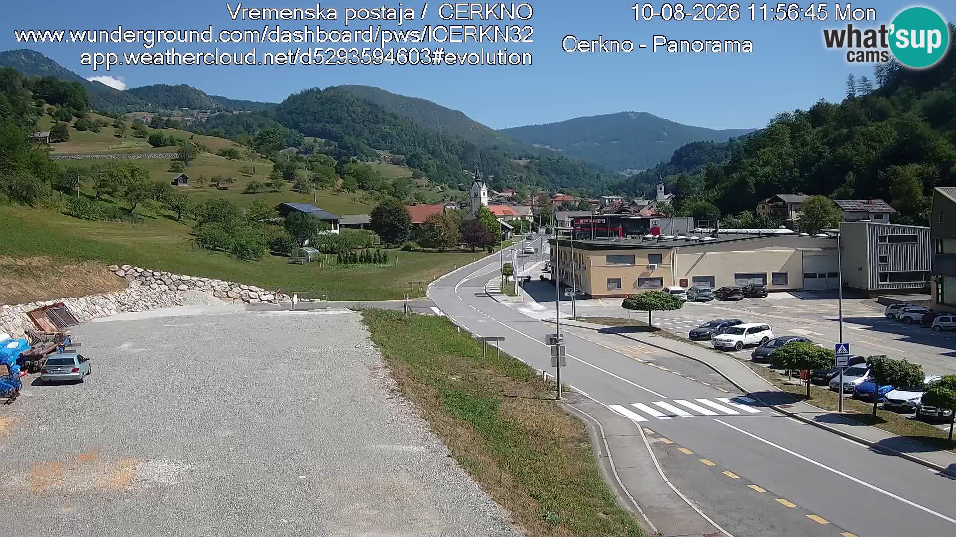 Webcam Ingresso Città di Cerkno