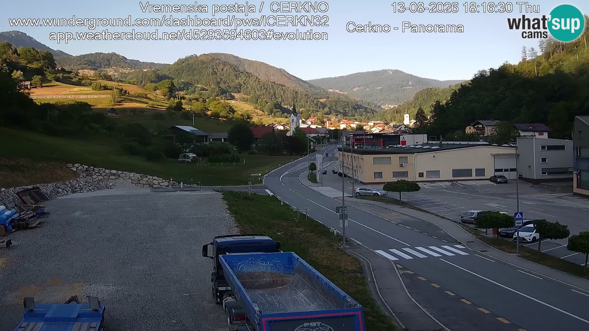 Webcam Ingresso Città di Cerkno