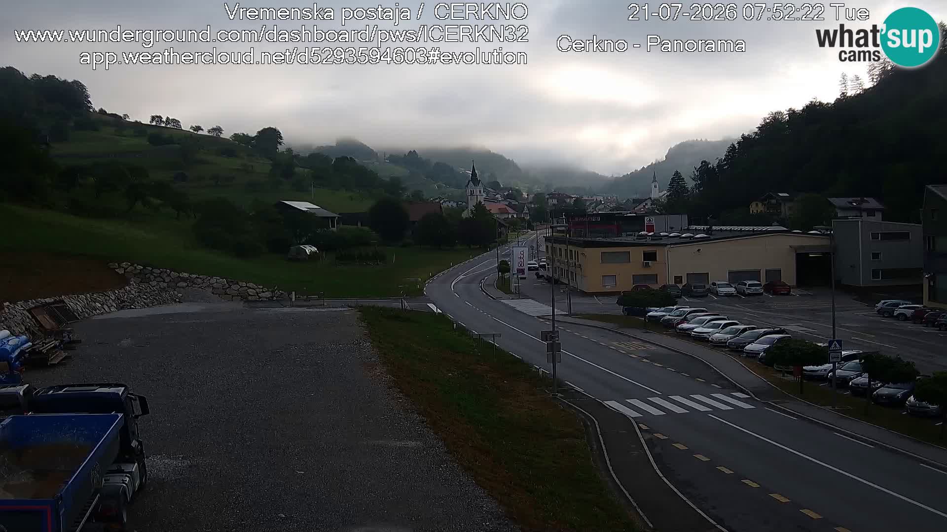 Cerkno Stadteingang Live-Webcam