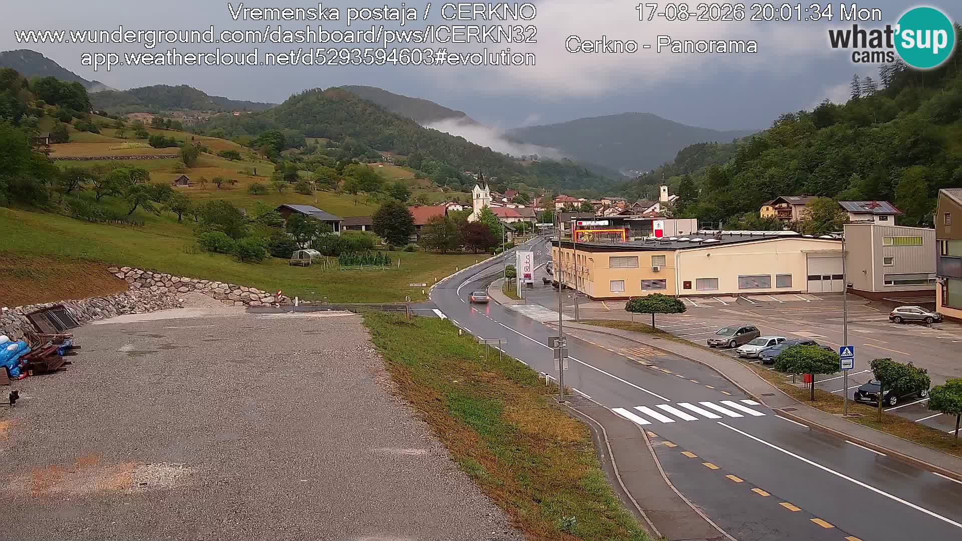 Webcam Ingresso Città di Cerkno